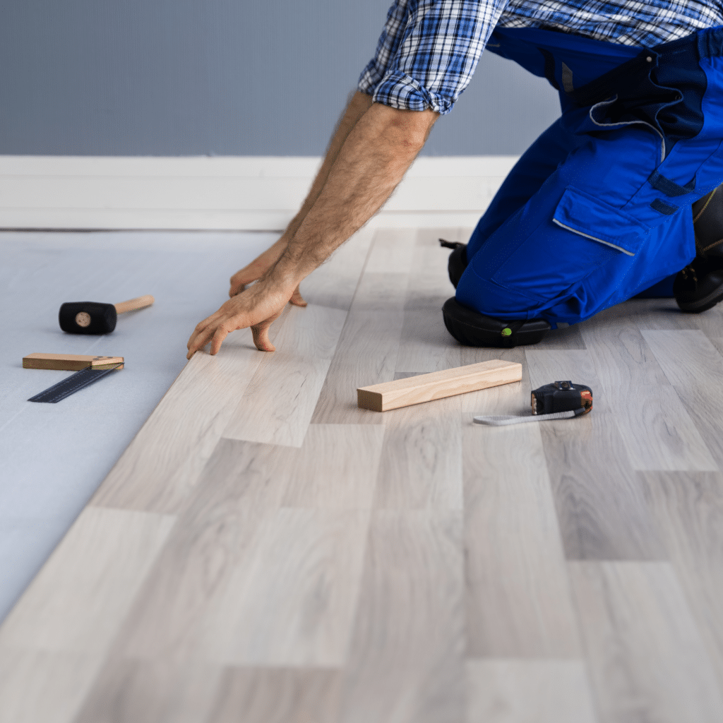 LTV Flooring installation in Birmingham, West Midlands, by GM Floor Screeds