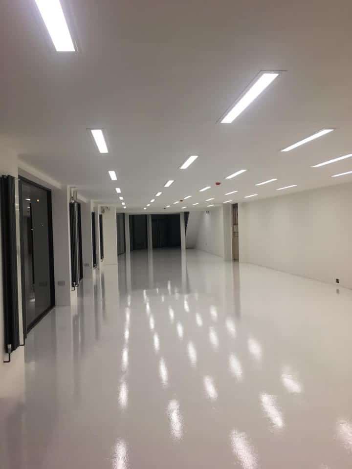 liquid screeds in Dudley commercial building by GM Floor Screeds