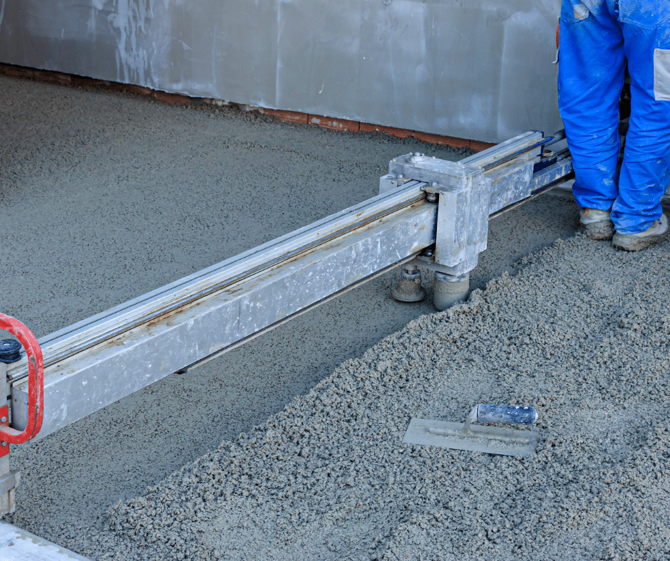 sand and cement floor screeding in Midlands building